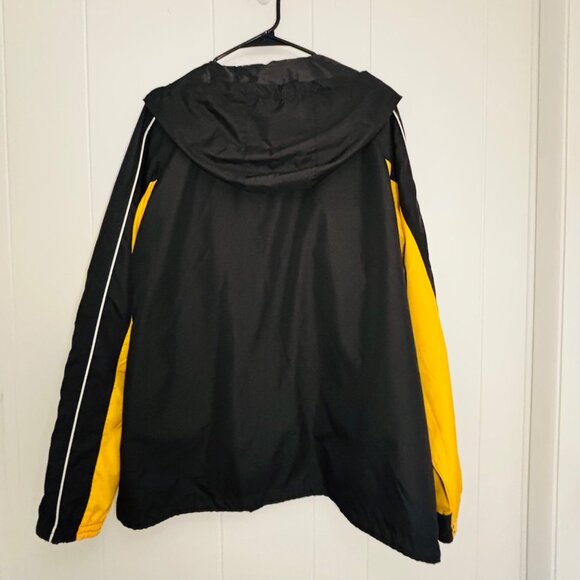 Official NFL Men’s XL Pittsburgh Steeler’s Jacket Hooded Football Windbreaker - Picture 9 of 15